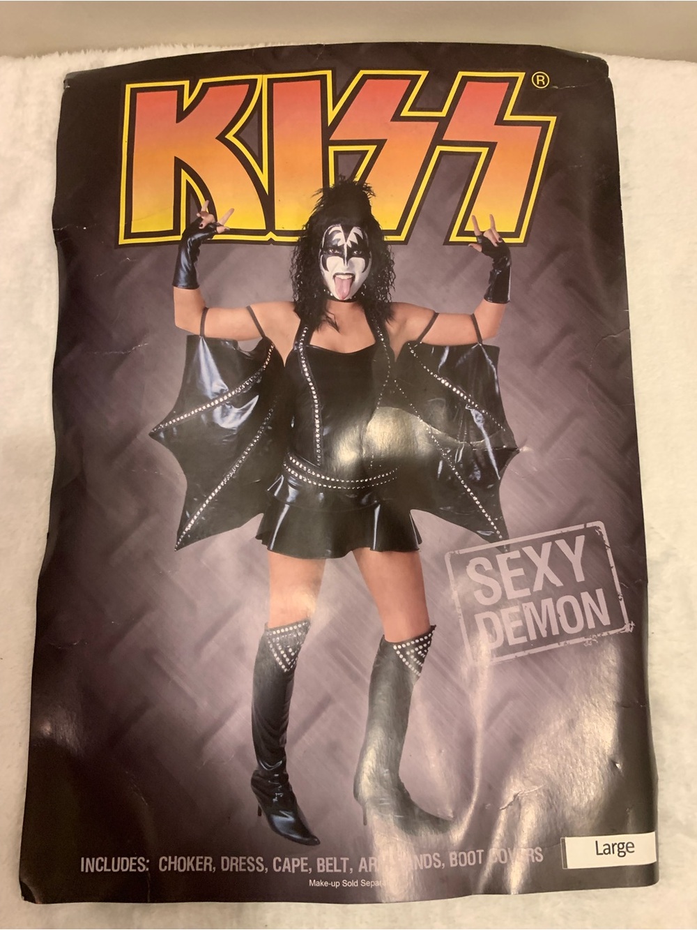Kiss Black Studded Sexy Demon Costume